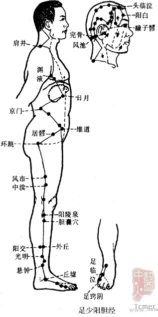 足少阳胆经